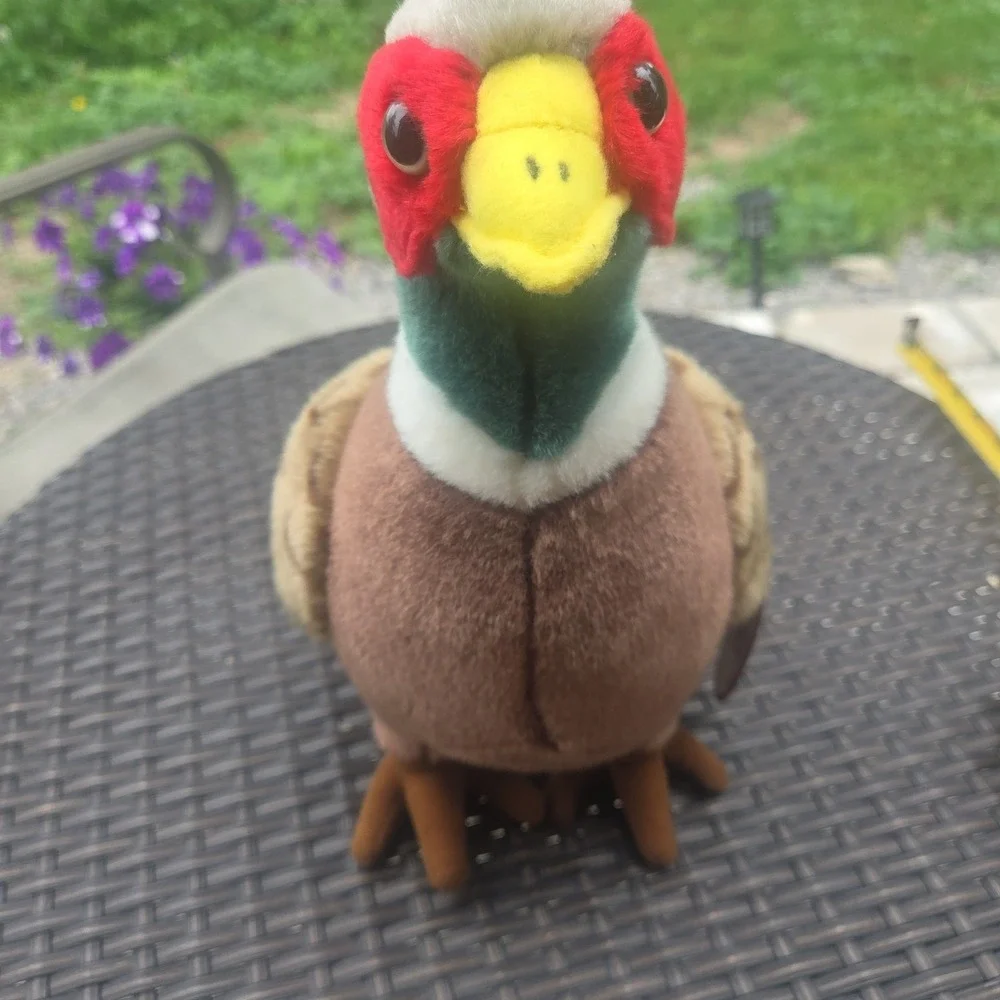 Cabin Critters 2002 Ring Neck Pheasant Plush Stuffed Animal Vintage Waterfowl